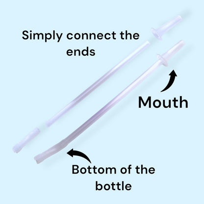 Sports Water Bottle Travel Leakproof Large Gym Drinking Time Marker with Straw